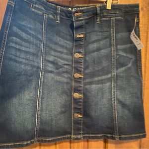 NWT Jean skirt